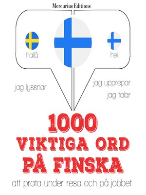 cover image of 1000 viktiga ord på finska